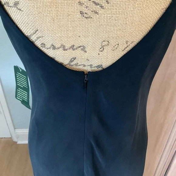 Lauren Ralph Lauren Black silk bias cut slip dress Maxi Dress CBK style 12 - Picture 16 of 16